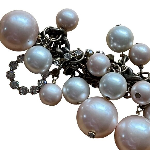 Subversive Pearl Wonder Wrist Chain Bracelet Round Small Crystal Beads Costume - Picture 4 of 10